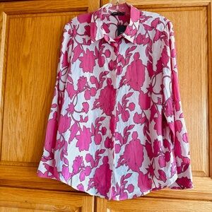 Marks & Spencer M&S Collection Floral Button down Blouse Size 10 NWT